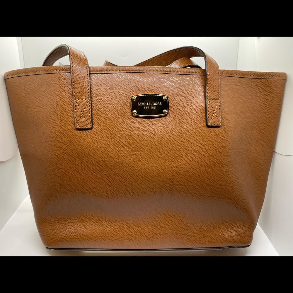 Michael Kors Small Tan Leather Tote